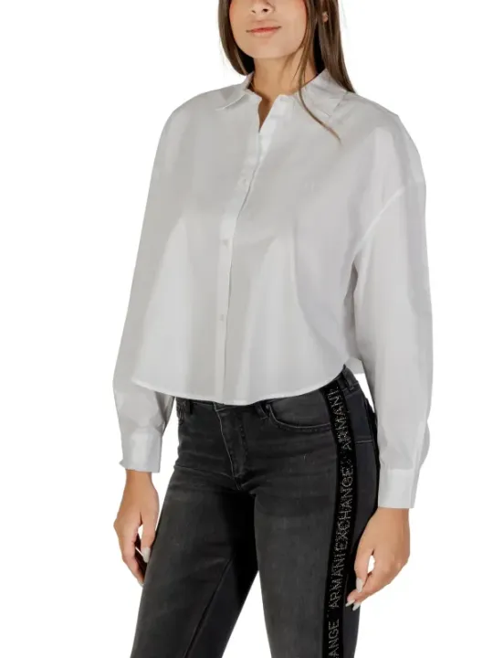 Armani Exchange Damen Hemd Weiß | online kaufen