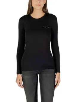 Armani Exchange Damen T-Shirt Schwarz mieten bei Flex-Fashion
