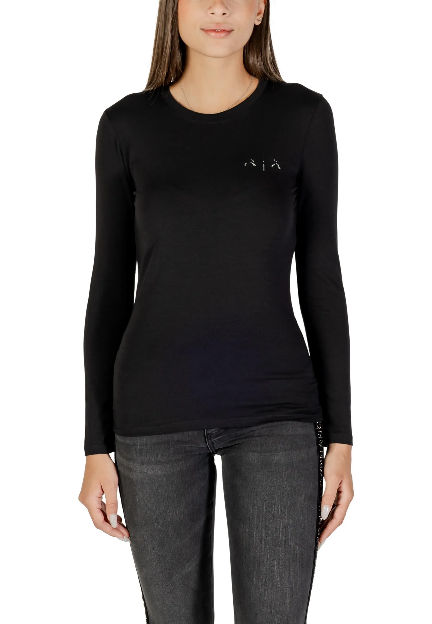 Damen T-Shirt Schwarz 489065