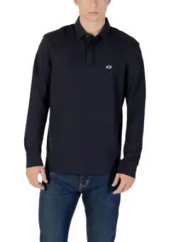 Armani Exchange Herren Polo Blau mieten – Flex-Fashion Verleih