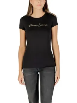 Armani Exchange Damen T-Shirt Schwarz leihen - Flex-Fashion