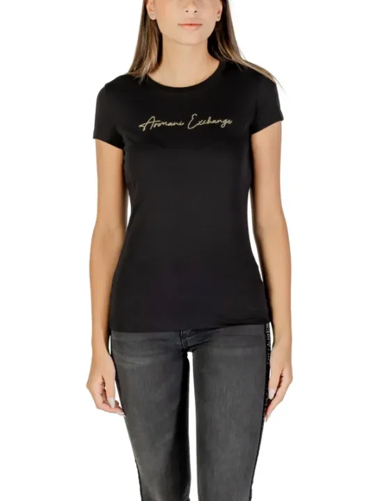 Armani Exchange Damen T-Shirt Schwarz | online kaufen