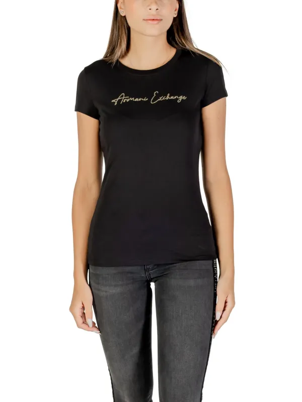 Armani Exchange Damen T-Shirt Schwarz | online kaufen