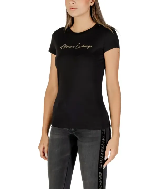 Armani Exchange Damen T-Shirt Schwarz | online kaufen