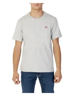 Graues Levi's T-Shirt mit Logo