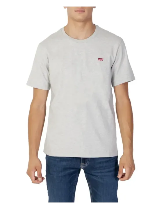 Graues Levi's T-Shirt mit Logo