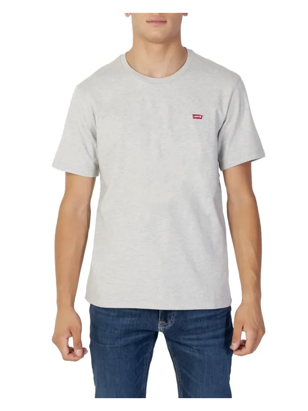 Graues Levi's T-Shirt mit Logo