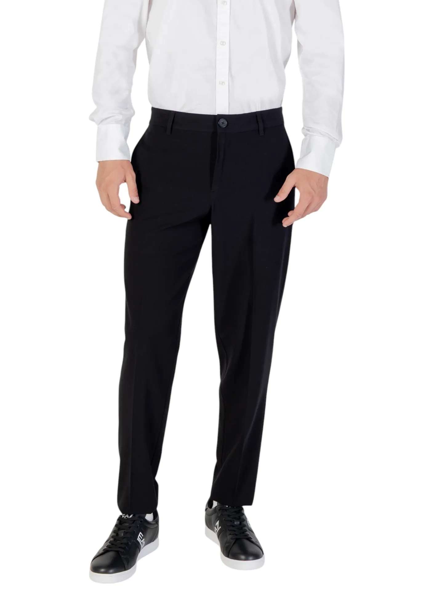 Herren Hose Schwarz 488697