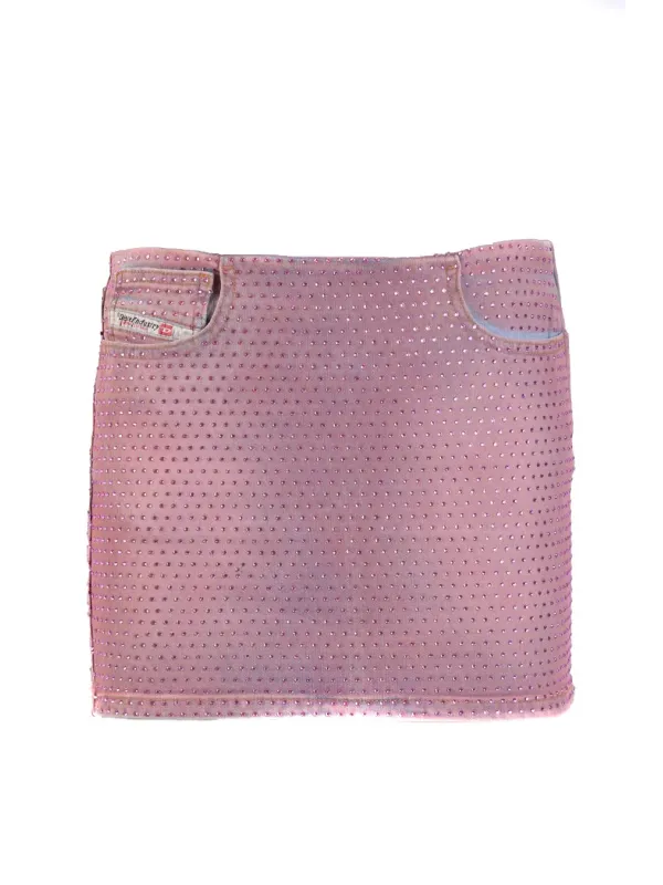 Diesel Damen Rock Rosa | online kaufen