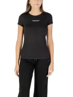 Armani Exchange Damen T-Shirt Schwarz mieten - Flex-Fashion