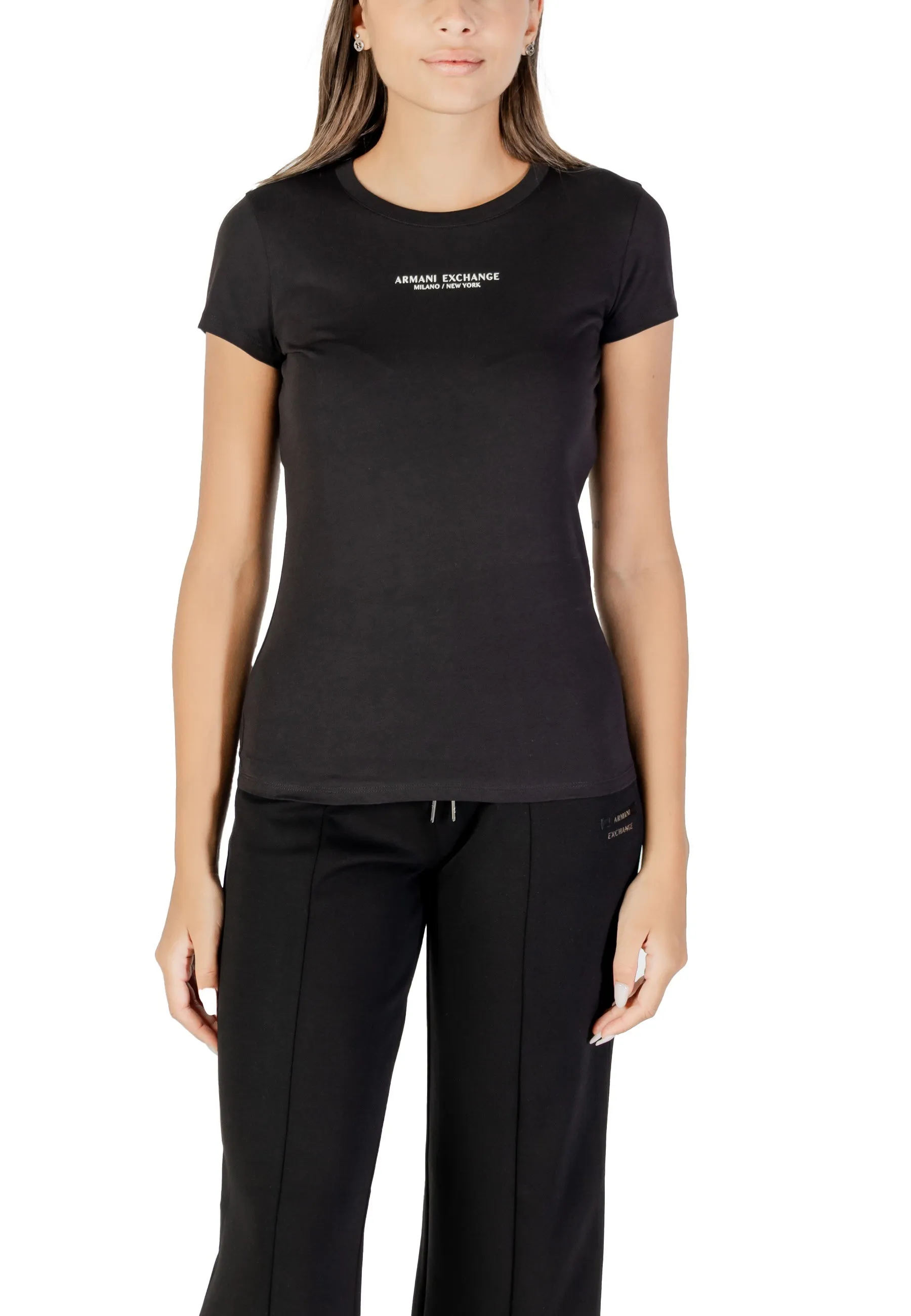 Damen T-Shirt Schwarz 488516
