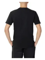 Schwarzes Fila T-Shirt Rückansicht