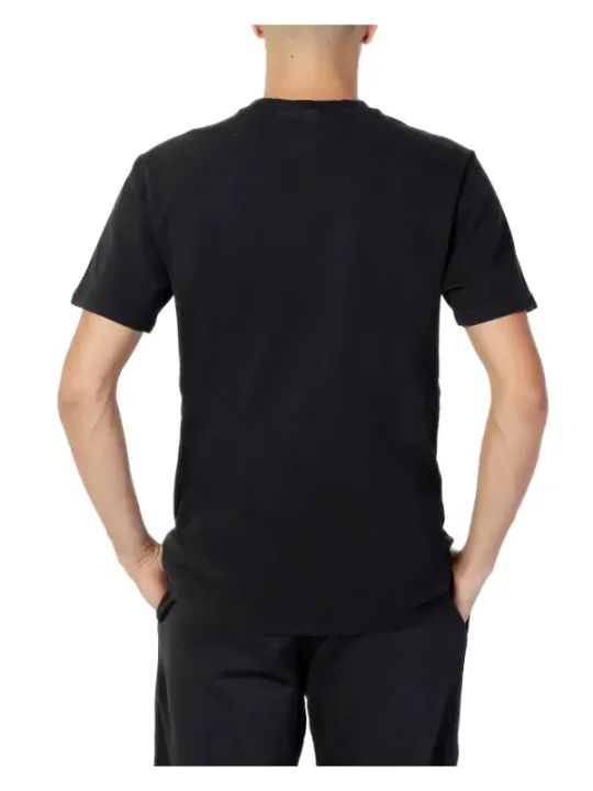 Schwarzes Fila T-Shirt Rückansicht