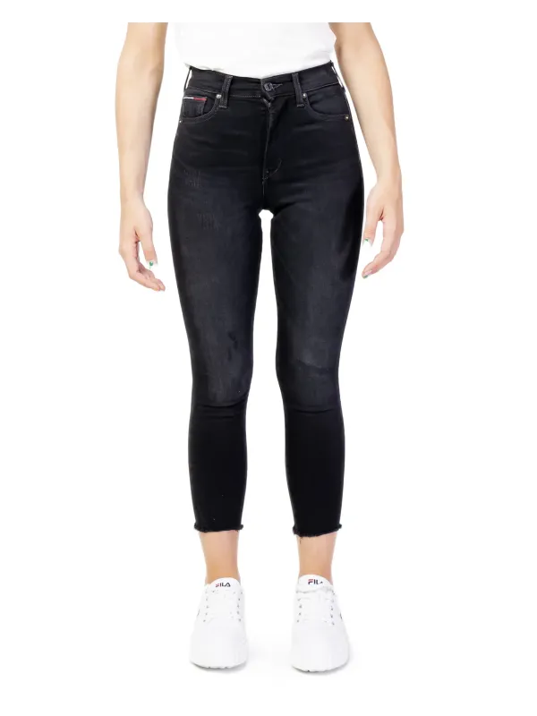 Schwarze Skinny Jeans von Tommy Hilfiger