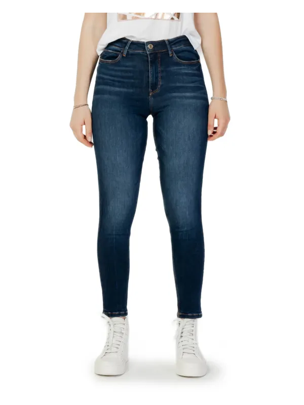Dunkle blaue Guess Skinny Jeans