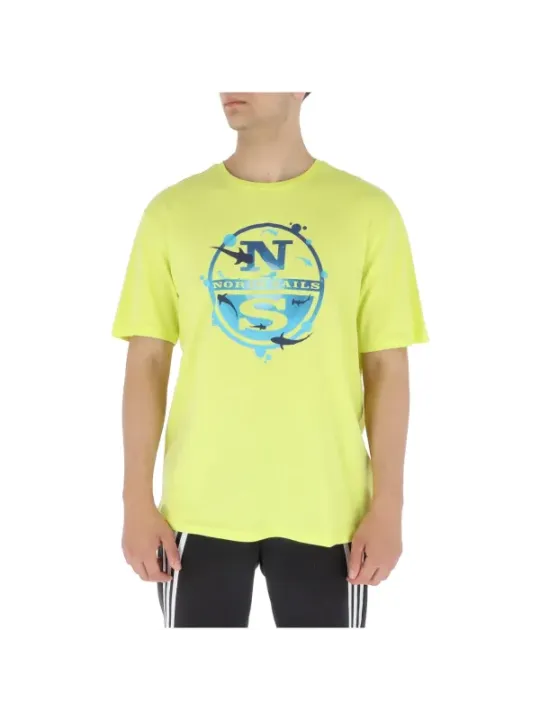 Gelbes North Sails Logo T-Shirt