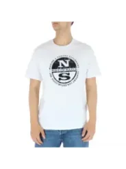 Weißes North Sails Logo T-Shirt