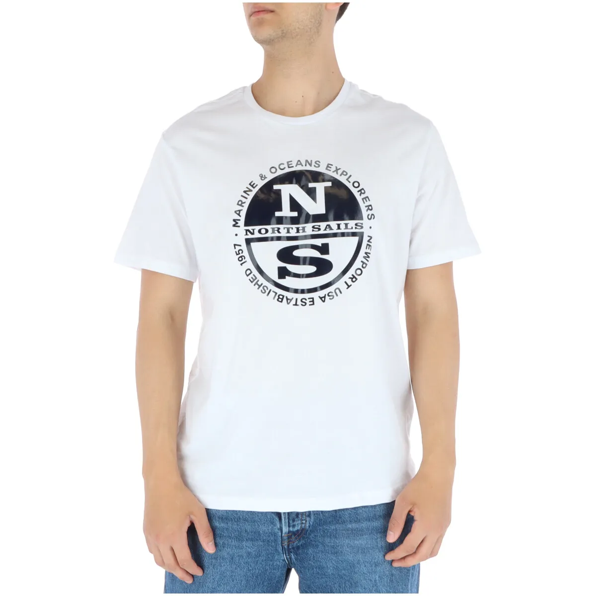 Herren T-Shirt Weiß 278663