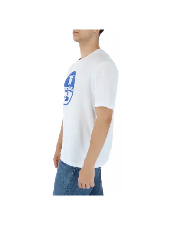 Weißes North Sails T-Shirt Logo