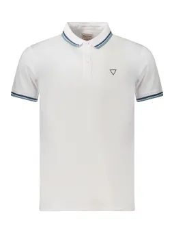 GUESS JEANS Herren KURZARM-POLO Weiß | online kaufen