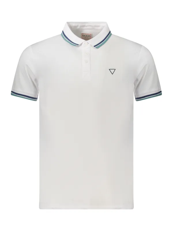 GUESS JEANS Herren KURZARM-POLO Weiß | online kaufen