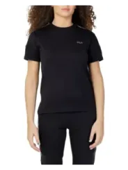 Schwarzes Fila Damen Basic T-Shirt