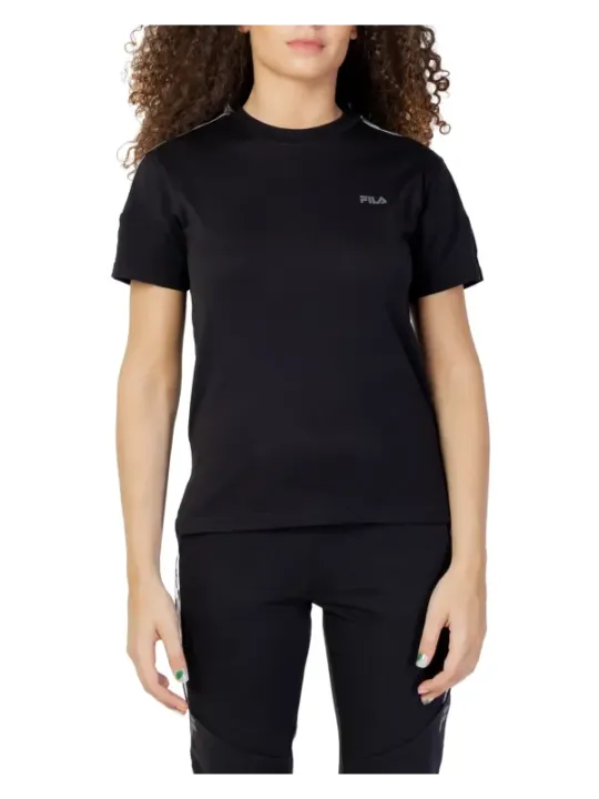 Schwarzes Fila Damen Basic T-Shirt