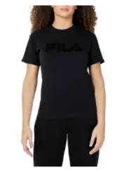 Schwarzes Fila Logo T-Shirt