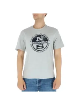 North Sails Logo T-Shirt Grau