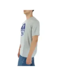 Graues North Sails Baumwoll-T-Shirt