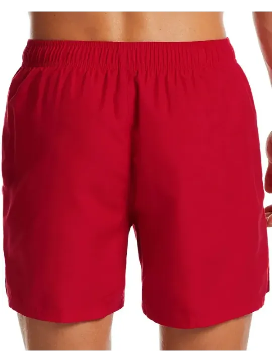 Rote Nike Herren Badehose kurz