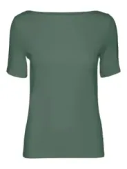 Vero Moda Baumwolle Bootneck T-Shirt