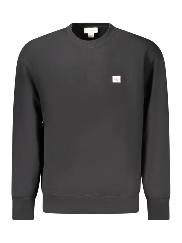 Calvin Klein Herren LANGARM-SWEATSHIRT Schwarz