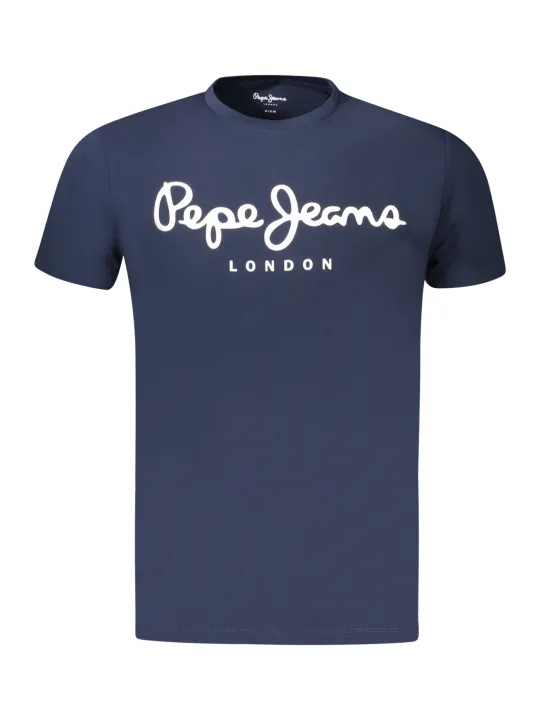 Pepe Jeans Herren KURZARM-T-SHIRT Blau | online kaufen
