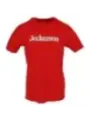 Rotes Jeckerson T-Shirt flach gelegt