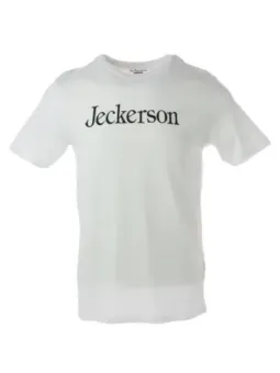 Weißes Jeckerson T-Shirt mit Logo