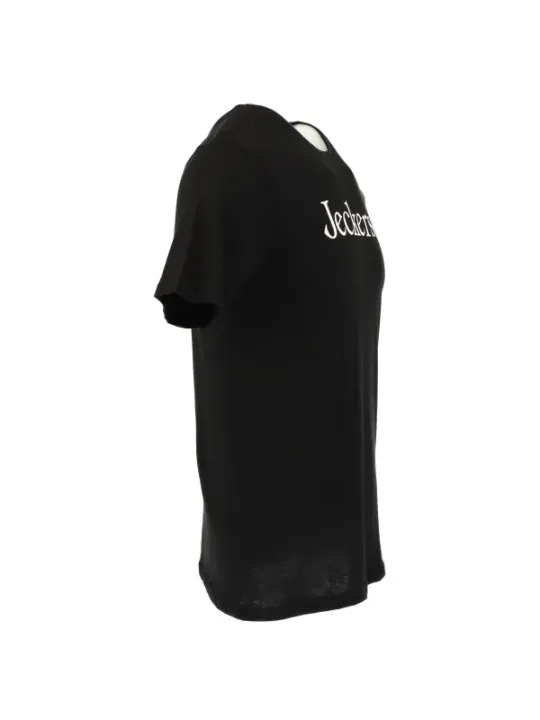 Schwarzes Jeckerson T-Shirt mit Aufdruck