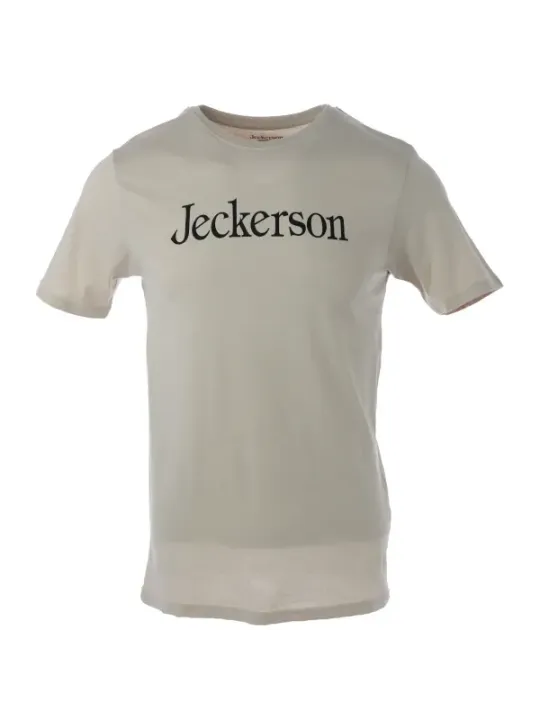 Weißes Jeckerson T-Shirt mit Logo