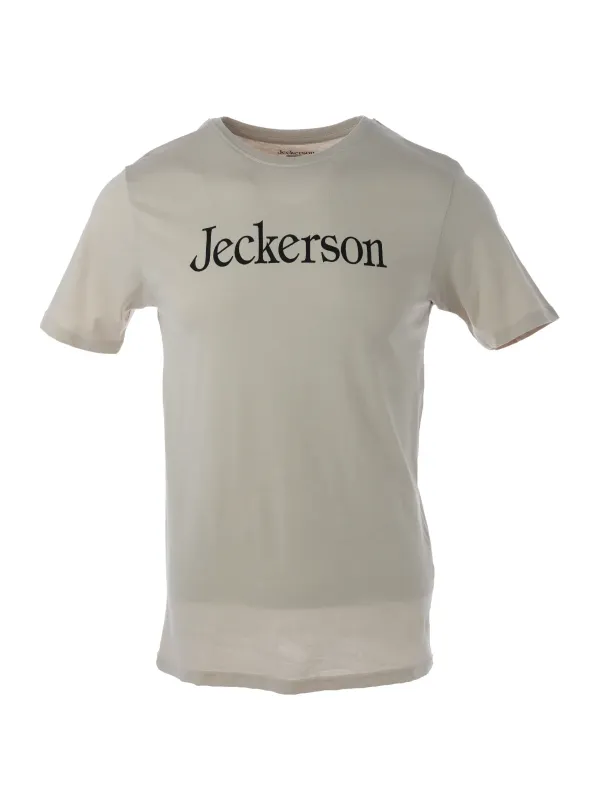 Weißes Jeckerson T-Shirt mit Logo