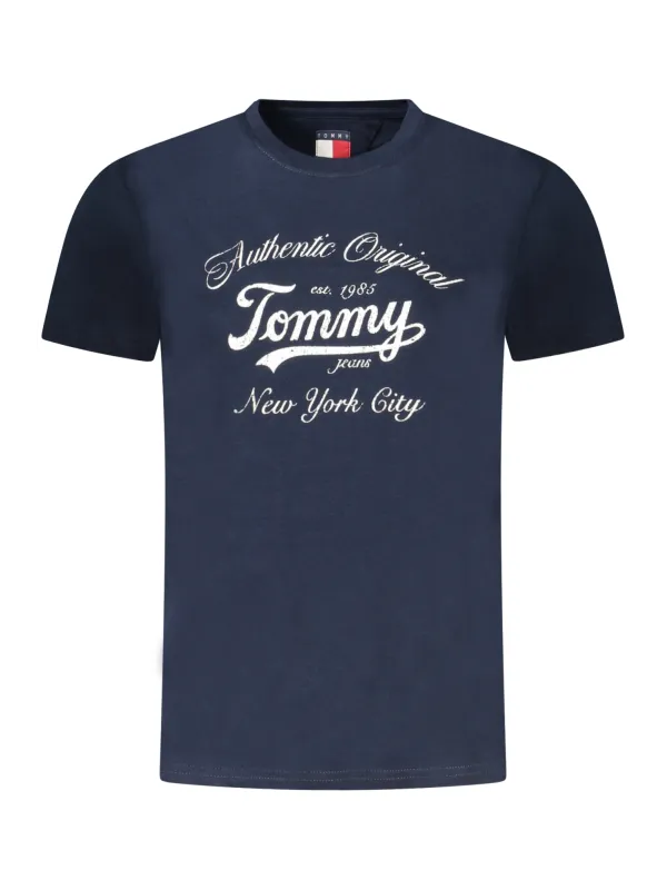 Tommy Hilfiger Damen KURZARM-T-SHIRT Blau | online kaufen