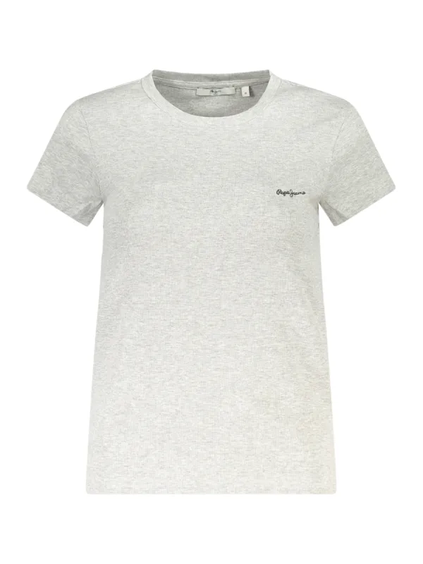 Pepe Jeans Damen KURZARM-T-SHIRT Grau | online kaufen