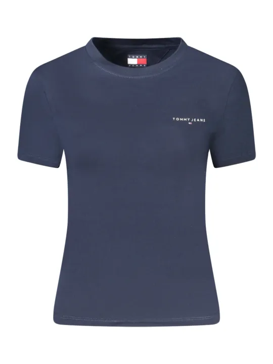 Tommy Hilfiger Damen KURZARM-T-SHIRT Blau | online kaufen