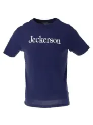 Navy Jeckerson T-Shirt mit Text