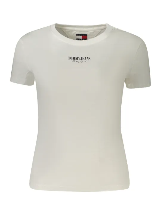 Tommy Hilfiger Damen KURZARM-T-SHIRT Weiß | online kaufen
