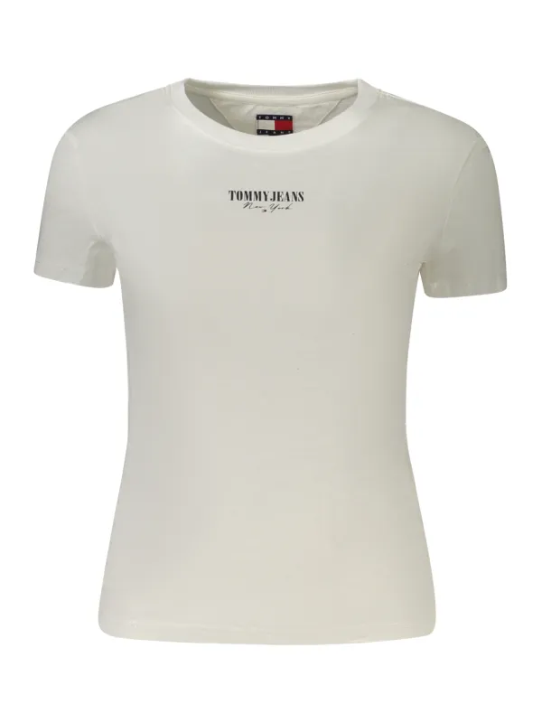 Tommy Hilfiger Damen KURZARM-T-SHIRT Weiß | online kaufen