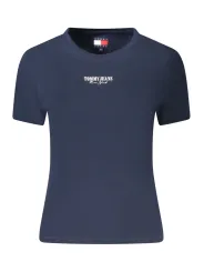Tommy Hilfiger Damen KURZARM-T-SHIRT Blau | online kaufen