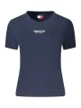 Tommy Hilfiger Damen KURZARM-T-SHIRT Blau | online kaufen