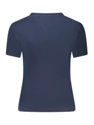 Tommy Hilfiger Damen KURZARM-T-SHIRT Blau | online kaufen