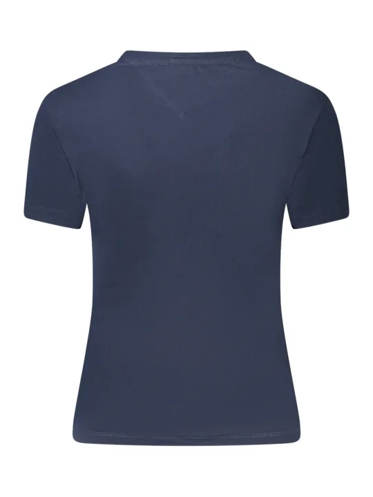 Tommy Hilfiger Damen KURZARM-T-SHIRT Blau | online kaufen