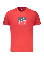 Tommy Hilfiger Herren KURZARM-T-SHIRT Rot | online kaufen